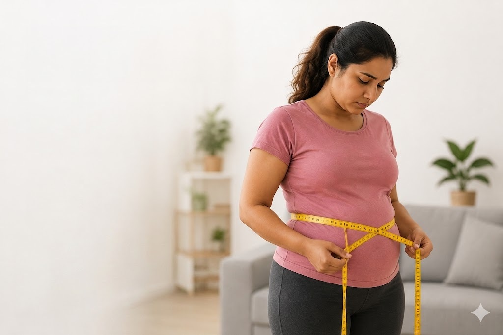 You are currently viewing Weight gain after pregnancy